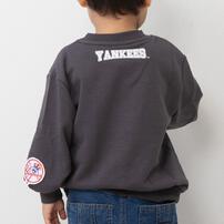 ベビーザらス限定　ＭＬＢ ビックロゴトレーナー(グレー×110cm)