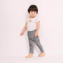 半袖シャツ肌着 2枚組 ワッフル くま&times;はち グレー&times;100cm ベビーザらス限定