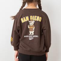 ベビーザらス限定　ＭＬＢ クマ柄トレーナー(ブラウン×95cm)