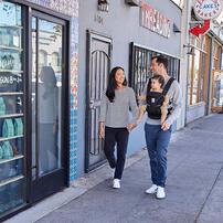 Ergobaby エルゴベビー OMNI Breeze (オニキスブラック) 抱っこ紐 柔らかソフトフレックスメッシュ 対面抱き 腰抱き おんぶ 前向き抱き ミニポーチ付き 新生児～20.4kg