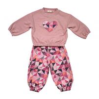 sophitica キルトパチワ柄セットアップ ピンク×80cm