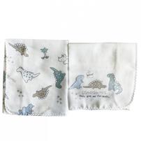 タオル＆ガーゼ浴用４点セット恐竜柄(恐竜&times;フリー)ベビーザらス限定