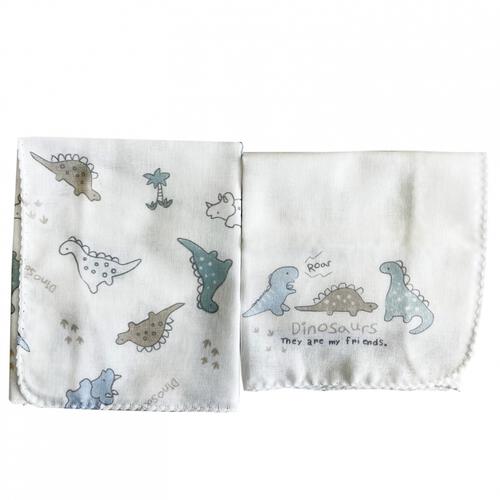 タオル＆ガーゼ浴用４点セット恐竜柄(恐竜&times;フリー)ベビーザらス限定