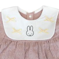 miffy ミッフィー 長袖ボディスーツ 襟付き ピンク×80cm ベビーザらス限定