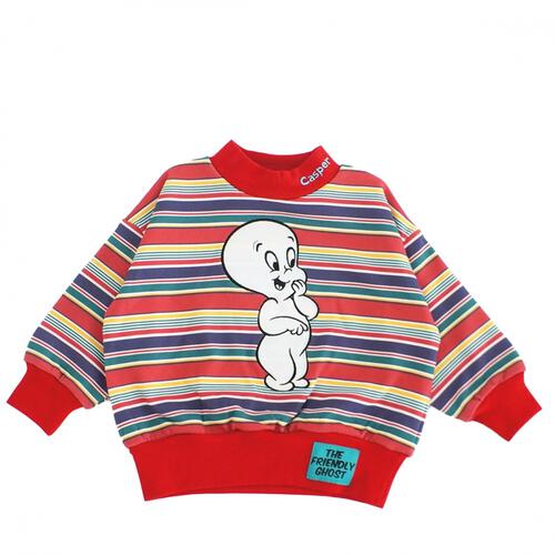 【Universal × chimajiro0730さん】 キャスパー ボーダートレーナー レッド×80cm