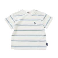 POLO BCS 鹿の子マルチボーダー半袖Ｔシャツ オフホワイト&times;90cm ベビーザらス限定 赤ちゃん 出産準備 出産祝い ベビー服 子供服
