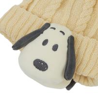 PEANUTS ニット帽 耳付き スヌーピー