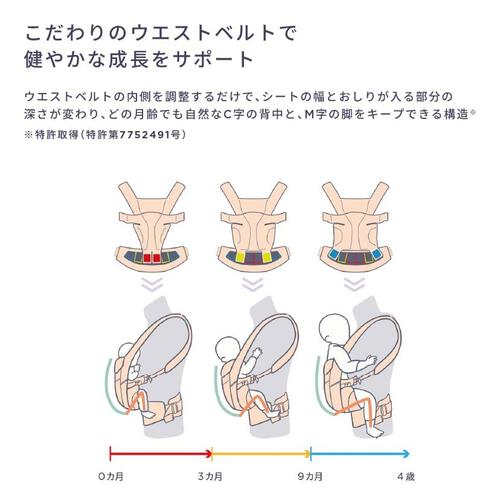 Ergobaby エルゴベビー OMNI Classic (チャコールグレー) 抱っこ紐 対面抱き 前向き抱き 腰抱き おんぶ 新生児～20.4kg