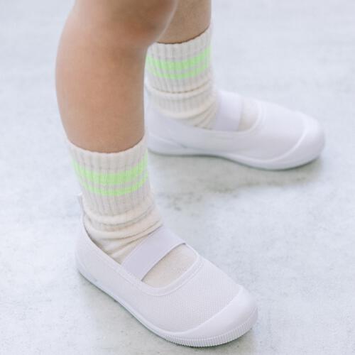 上履き メッシュ ホワイト&times;16cm 