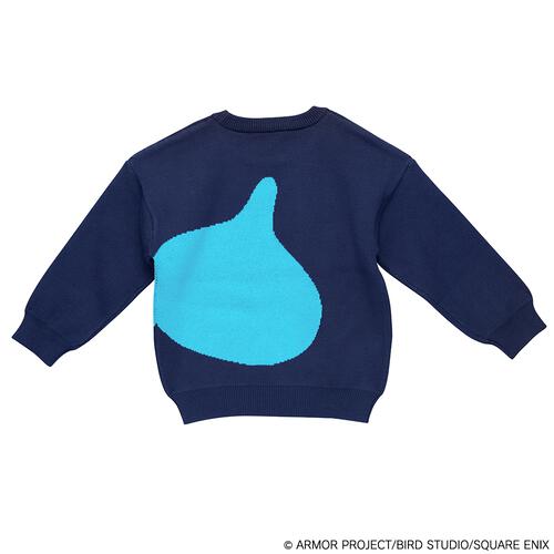 ドラクエベビー＆キッズ セーター スライム(ネイビー&times;約95cm)