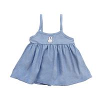 miffy ミッフィー キャミソール付き半袖ロンパース 総柄メッシュ シャンブレー サックス&times;70cm ベビーザらス限定 赤ちゃん 出産準備 出産祝い ベビー服 子供服