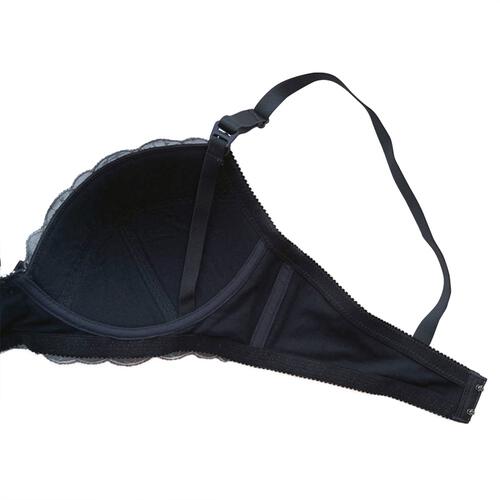 Petit jouet for maternity プティジュエット ベベシェリ 授乳ブラ スズラン(ネイビー×L MU) ベビーザらス限定