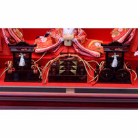 【雛人形】ケース飾り 五人飾り「雪輪に春うらら六角アクリル」  (322262)ひな人形 おしゃれ トイザらス・ベビーザらス限定【メーカー直送】