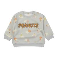 SNOOPY スヌーピー 長袖デイリートレーナー 起毛 くも気球総柄 グレー&times;95cm ベビーザらス限定