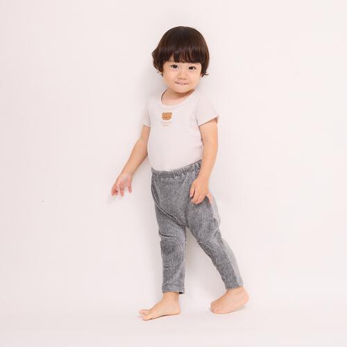 半袖シャツ肌着 2枚組 ワッフル くま&times;はち グレー&times;80cm ベビーザらス限定