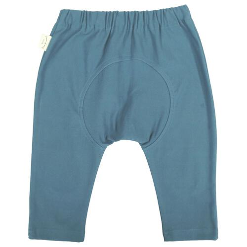 モンキーパンツ デニムニット ミディアムブルー&times;70cm