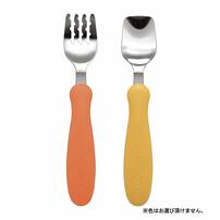 EDISONmama エジソンママ フォーク＆スプーン パンプキン 【色ランダム】