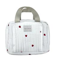 イブルおむつポーチ ハート(オフ白×フリー) ベビーザらス限定