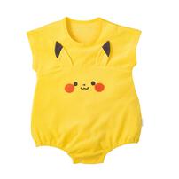 monpoke モンポケ 半袖ボディスーツ ピカチュウパイル イエロー&times;70cm ベビーザらス限定