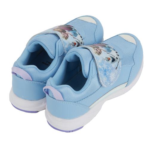 Disney ディズニー ベルトスニーカー アナと雪の女王 ブルー&times;18.0cm