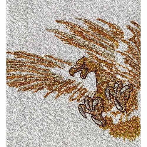 【五月人形】［QRコード申込式］名前旗刺繍 「白 鷹」高さ30cm 特小 (550113)男の子 台付き コンパクトトイザらス・ベビーザらス限定