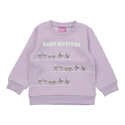 Disney ディズニー ヤングオイスター 長袖デイリートレーナー 起毛 パープル&times;95cm ベビーザらス限定