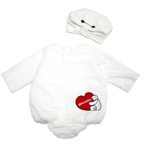 Disney ディズニー 長袖たまごオール 帽子付き ベイマックス フリース ベビーザらス限定