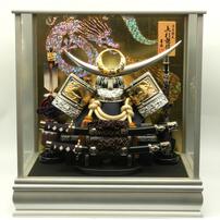 【五月人形】兜ケース飾り「上杉謙信シルバー双龍」（538010）トイザらス・ベビーザらス限定【メーカー直送】