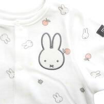 miffy ミッフィー 長袖ドレスオール ベロア ホワイト50-70cm ベビーザらス限定
