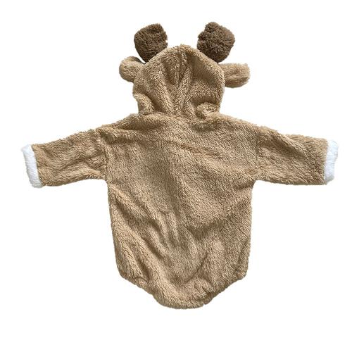 クリスマス トナカイダルマオール コスチューム ベビー サンタクロース コスチューム 子供 衣装  ベージュ×70cm ベビーザらス限定