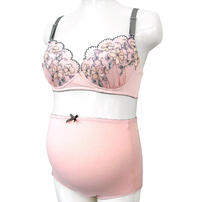 エンブ刺繍ブラ＆ショーツ（ピンク×L） ベビーザらス限定