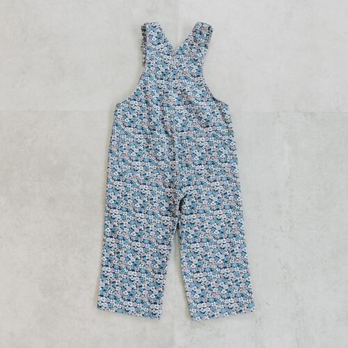 【FirstCloset×mioさん】サロペット ブルー×80cm