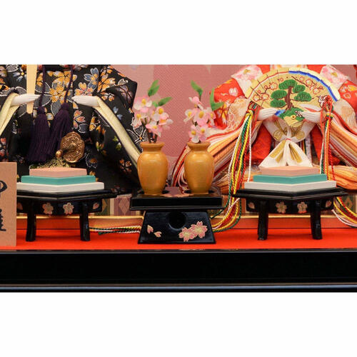 【雛人形】ケース飾り 親王飾り「春歌雪輪桜半円アクリル」  (322895)ひな人形 ひな祭り おしゃれ トイザらス・ベビーザらス限定【メーカー直送】