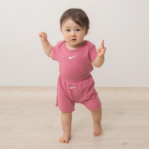 NIKE ベビー2点セット 66N788-AN5  ピンク&times;80cm