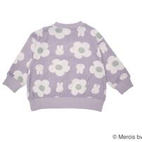 ミッフィーソウガラプリントトレーナー ラベンダー×95cm ベビーザらス限定