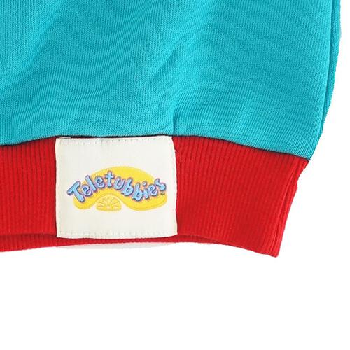 【お1人様1点限り】【テレタビーズ】袖配色トレーナー レッド×90cm