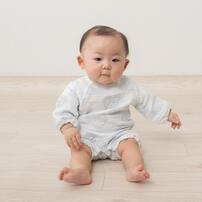 SANRIO サンリオ 多重織ガーゼミニオール ハンギョドン パステルブルー&times;フリー ベビーザらス限定