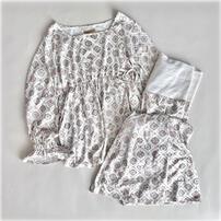 Sophitica×tsumashi1118 長袖パジャマ ビスコッティ(オフホワイト×M-L) ベビーザらス限定