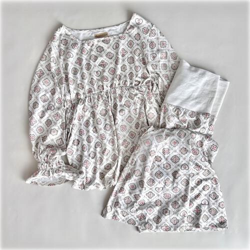 Sophitica×tsumashi1118 長袖パジャマ ビスコッティ(オフホワイト×M-L) ベビーザらス限定