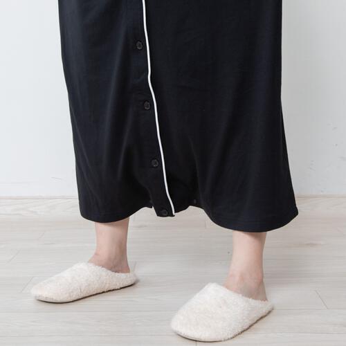 長袖テーラーワンピースパジャマ ロンパース型 天竺 袖ボタン付 ベビーザらス限定