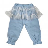 【Sophitica × tsumashi1118さん】Disney アナと雪の女王 裏毛チュールパンツ ブルー×90cm ベビーザらス限定