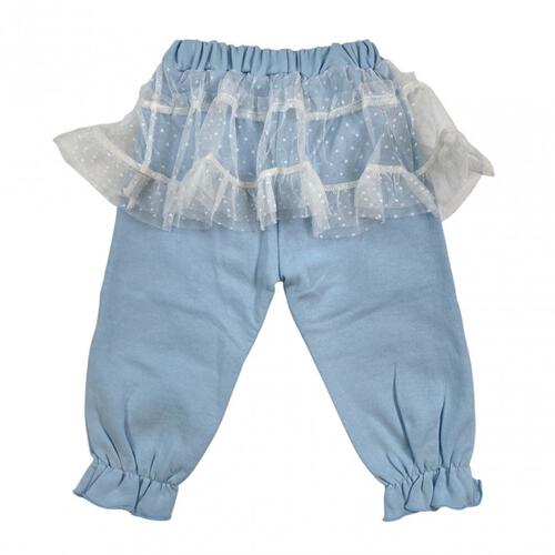 【Sophitica × tsumashi1118さん】Disney アナと雪の女王 裏毛チュールパンツ ブルー×90cm ベビーザらス限定