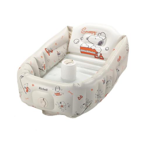 Richell リッチェル スヌーピーふかふか ベビーバス プラスK ベビーザらス限定