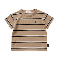 POLO BCS 鹿の子マルチボーダー半袖Ｔシャツ ベージュ&times;90cm ベビーザらス限定 赤ちゃん 出産準備 出産祝い ベビー服 子供服