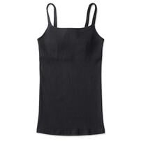 肌にやさしいキャミソール(ブラック×M)