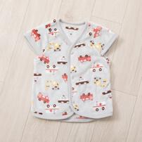 パジャマベスト フリース 働く車柄 グレー×80-95cm ベビーザらス限定