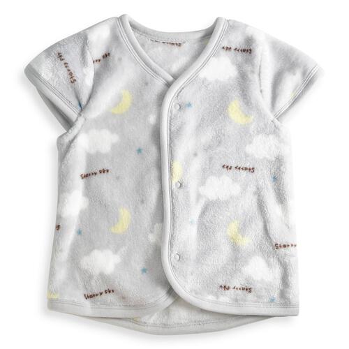 パジャマベスト フリース 雲柄 グレー×80-95cm ベビーザらス限定