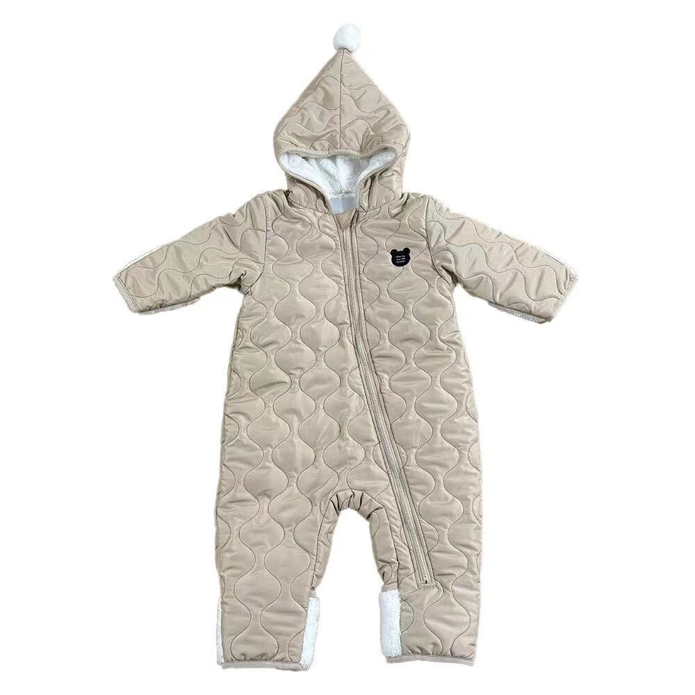 ジャンプスーツ ヒョウタン柄 ミディアムベージュ×70cm ベビーザらス