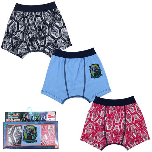 仮面ライダーゼッツ 3枚組ボクサーブリーフ レッド&times;110cm