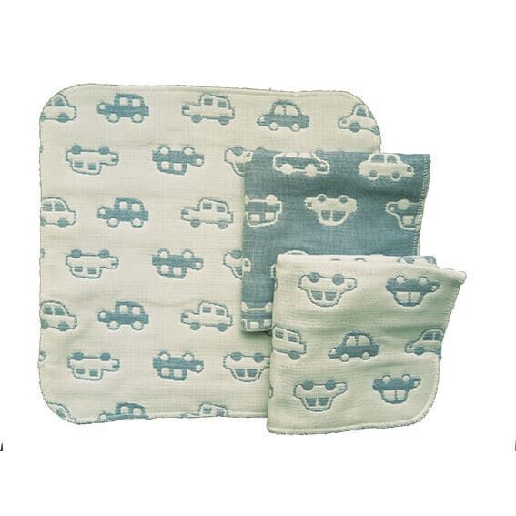 6重織ガーゼハンカチ 3枚組 クルマ柄 ベビーザらス限定 | マタニティ